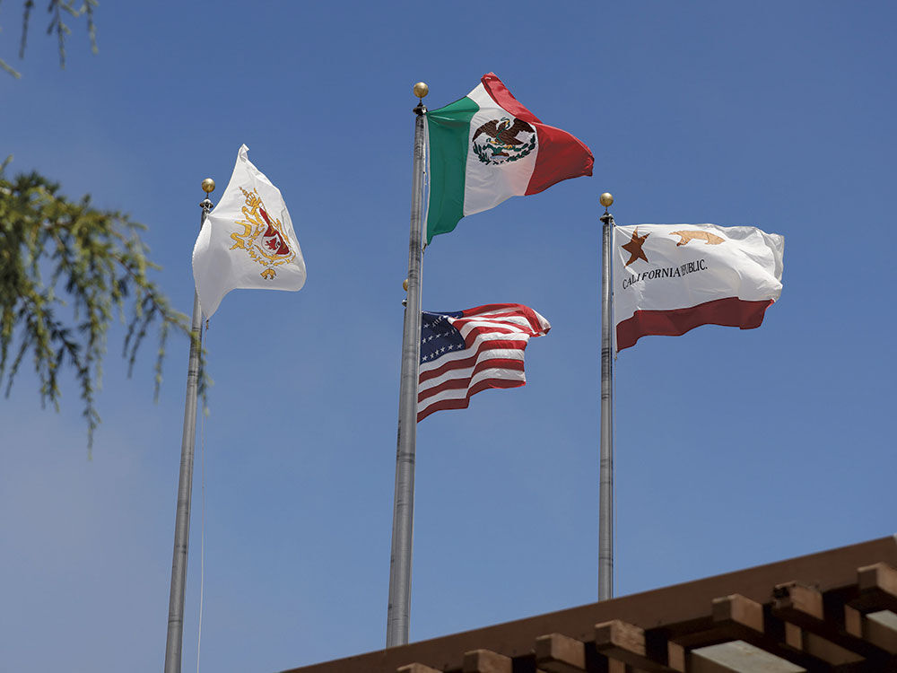 Seven flags that fly over Monterey tell the story of the city's