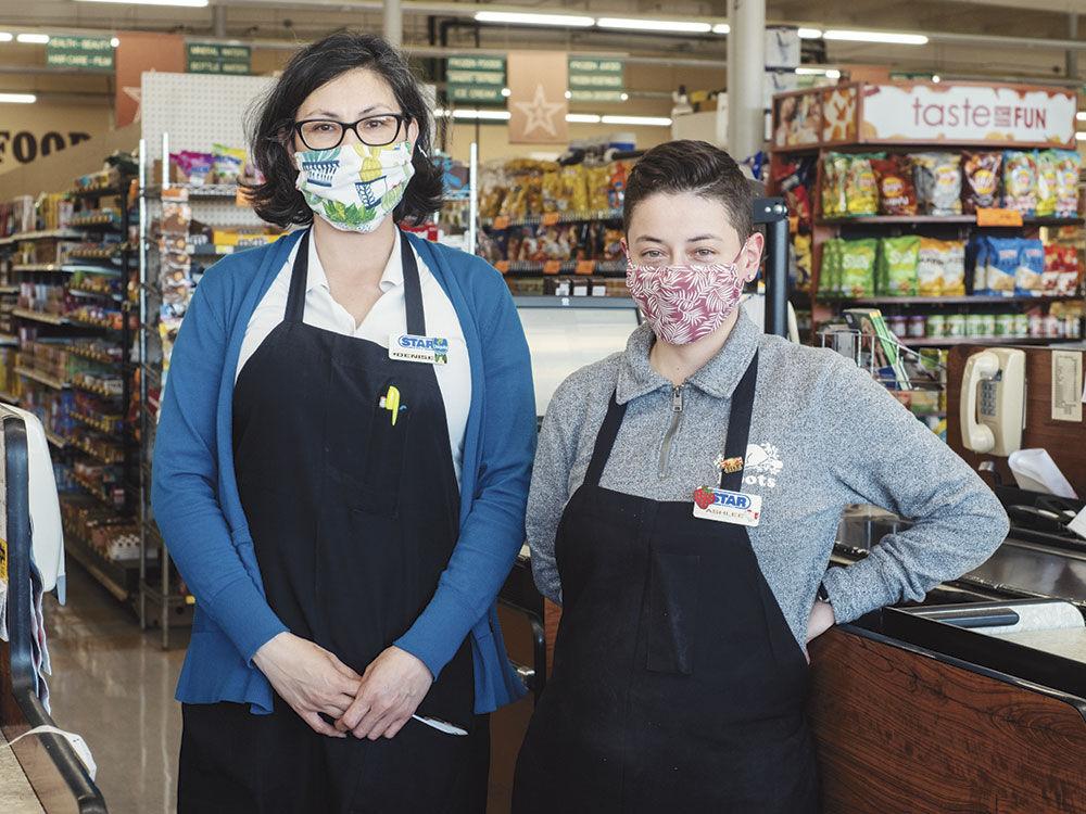 Grocery clerks were among the most frontfacing of frontline workers