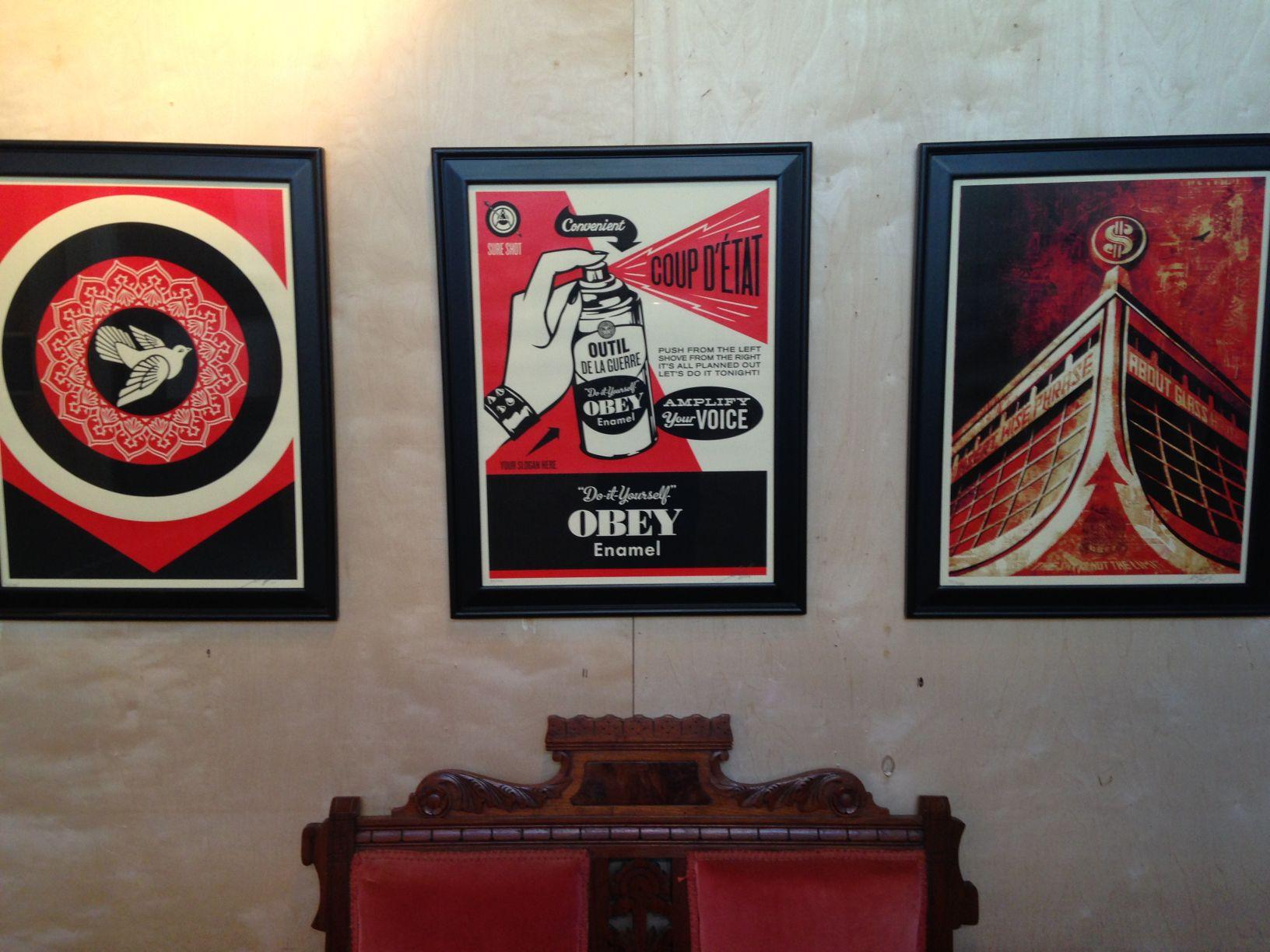 Andrew Jackson throws up a surprise Shepard Fairey show at