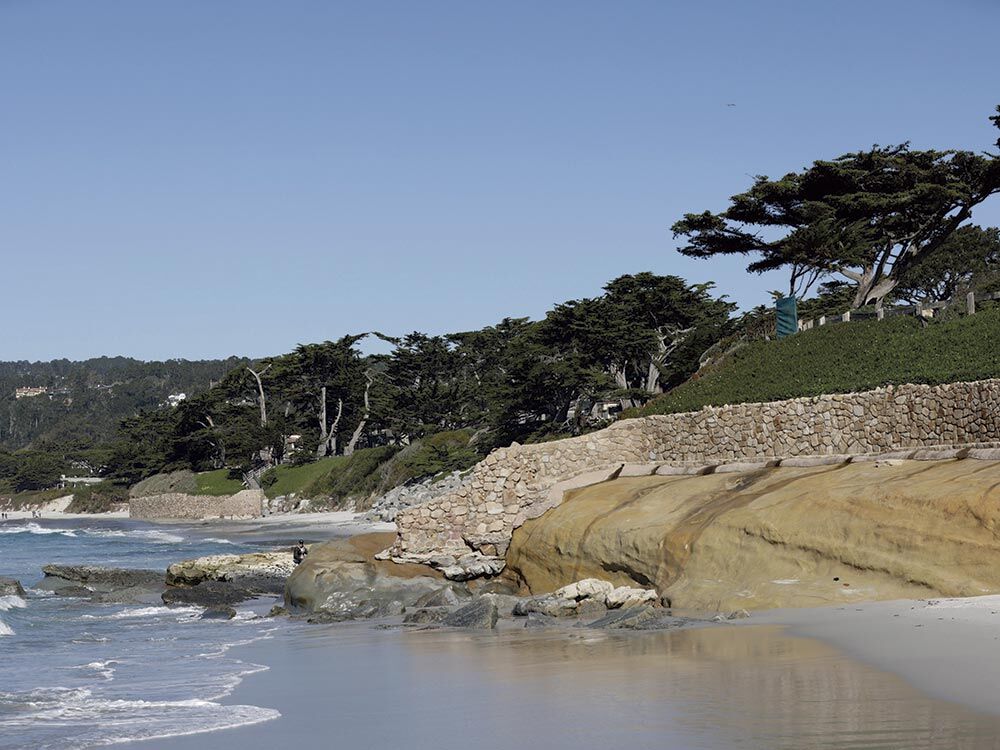 Carmel Beach Loses Iconic Sand Due to Winter Storms News