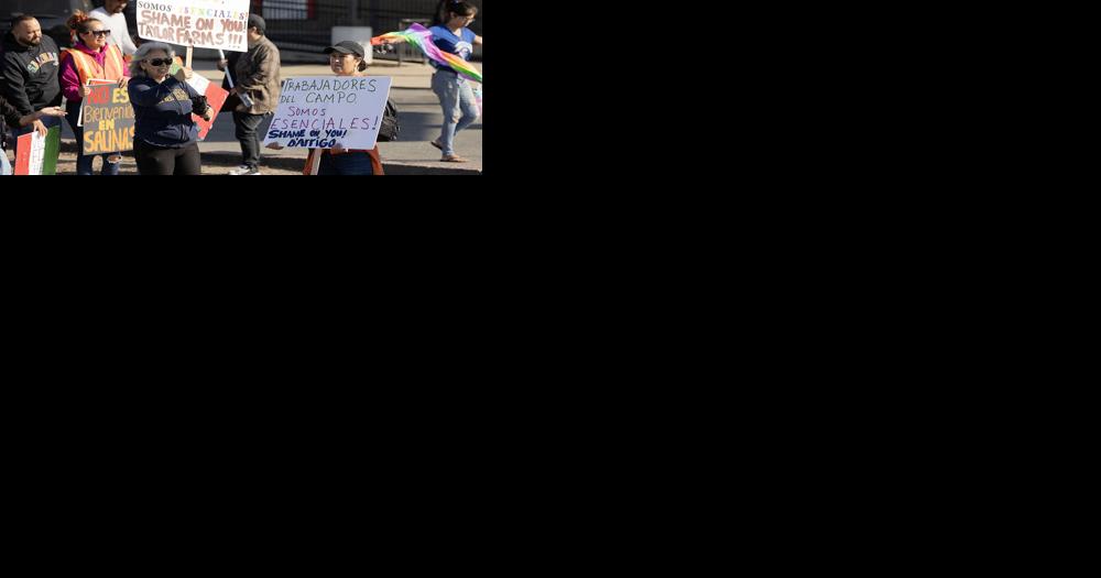 Residents protest the upcoming Ron DeSantis visit and call out ag leaders, with another protest to come. - Vimarsana News