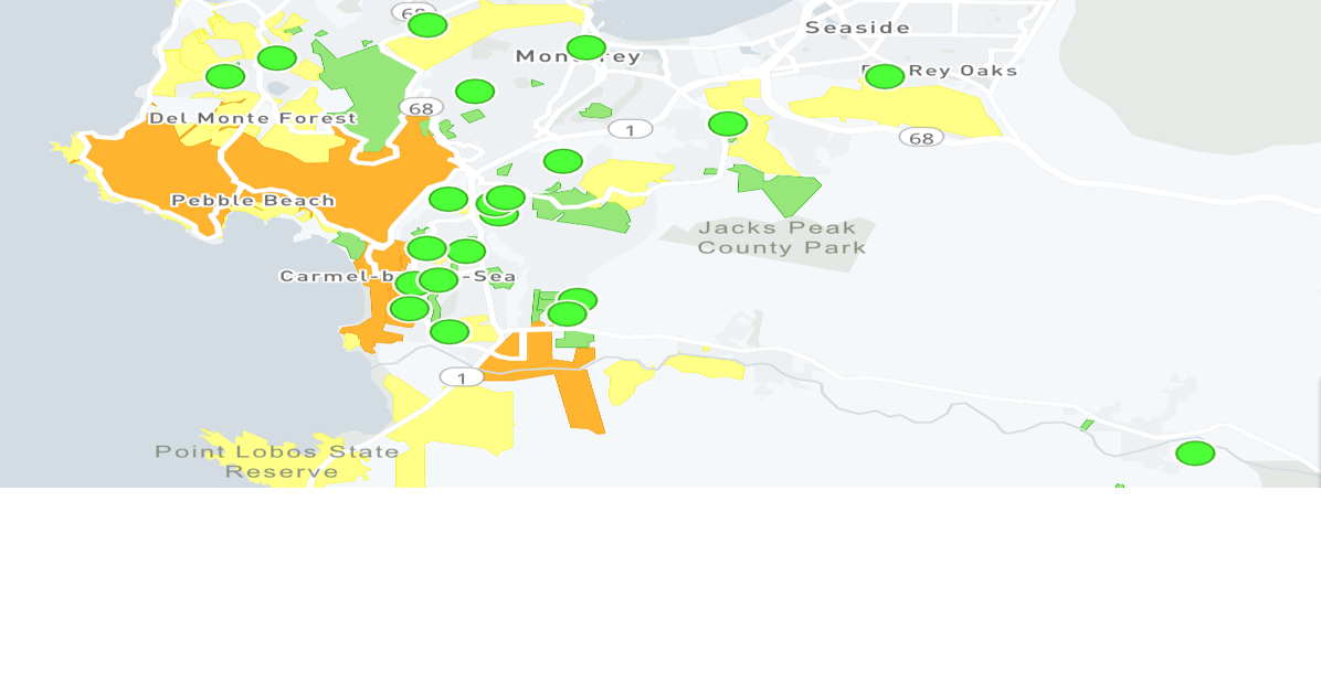 The lights are back on for most of Monterey area but nearly 7,000 customers are still in the dark.