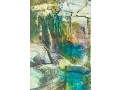 Kathryn Greenwald - Floating Turquoise