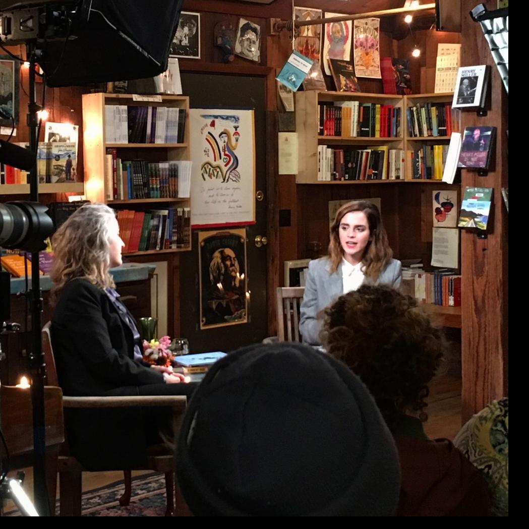 Actor Emma Watson Interviews Feminist Author Rebecca Solnit