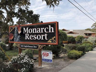 Monarch Resort sign