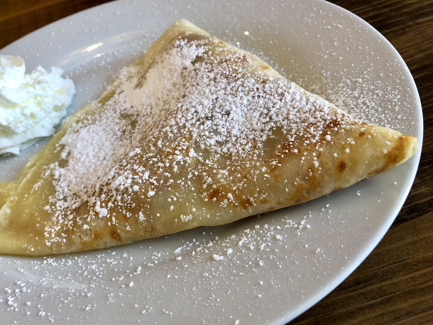 Morsels Giving a crepe on Cannery Row buttering up in Seaside