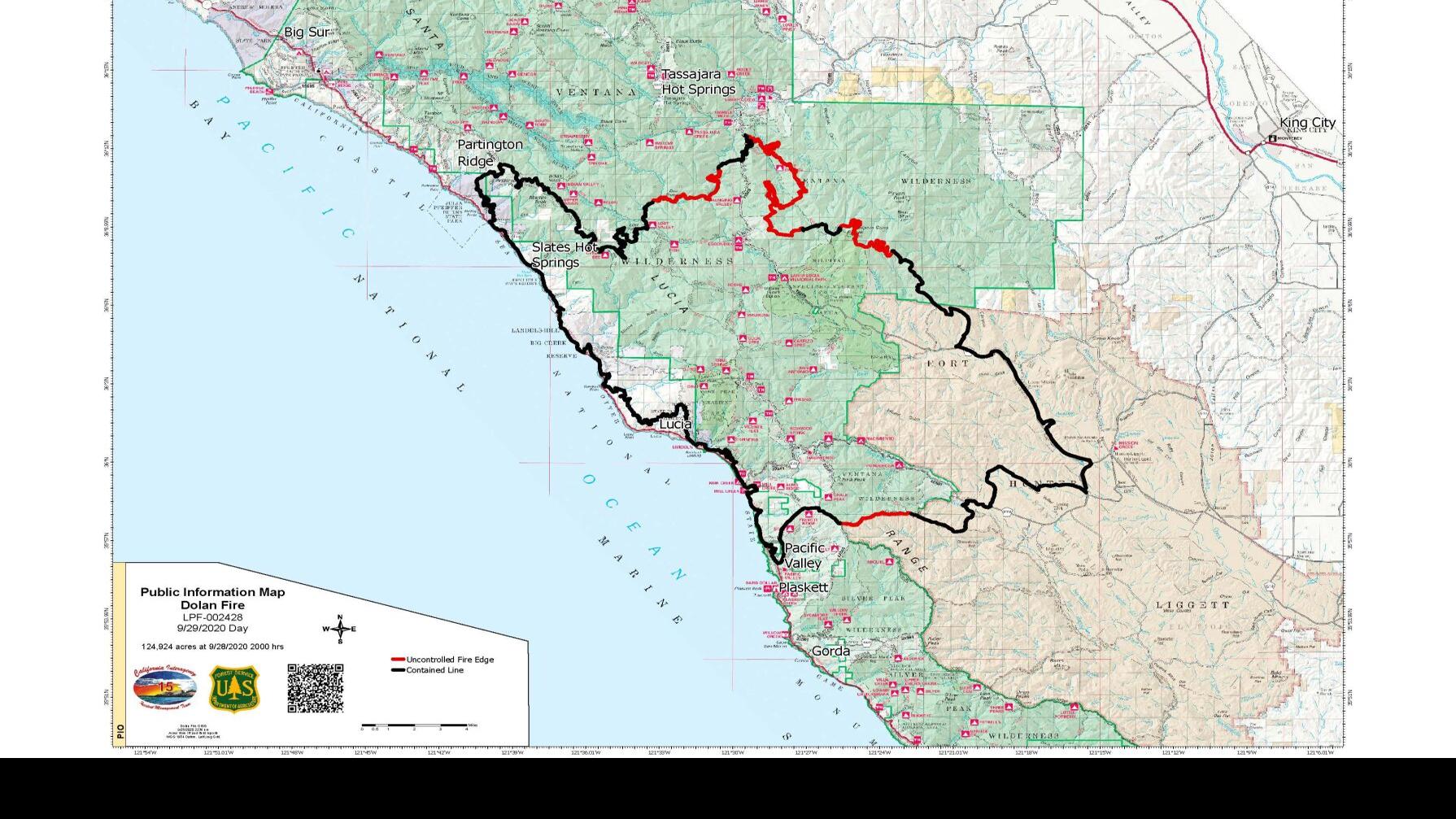 Dolan Fire Containment Increases And Firefighters Prepare For Triple Digit Heat News Montereycountyweekly Com