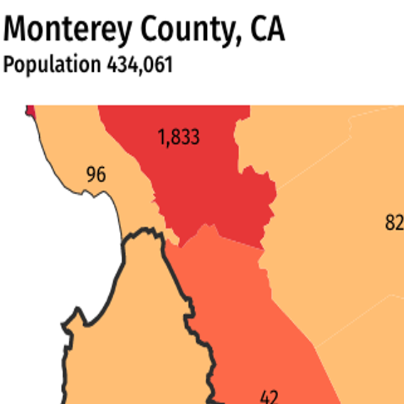 Introducing An Interactive Covid 19 Mapper For Monterey County And