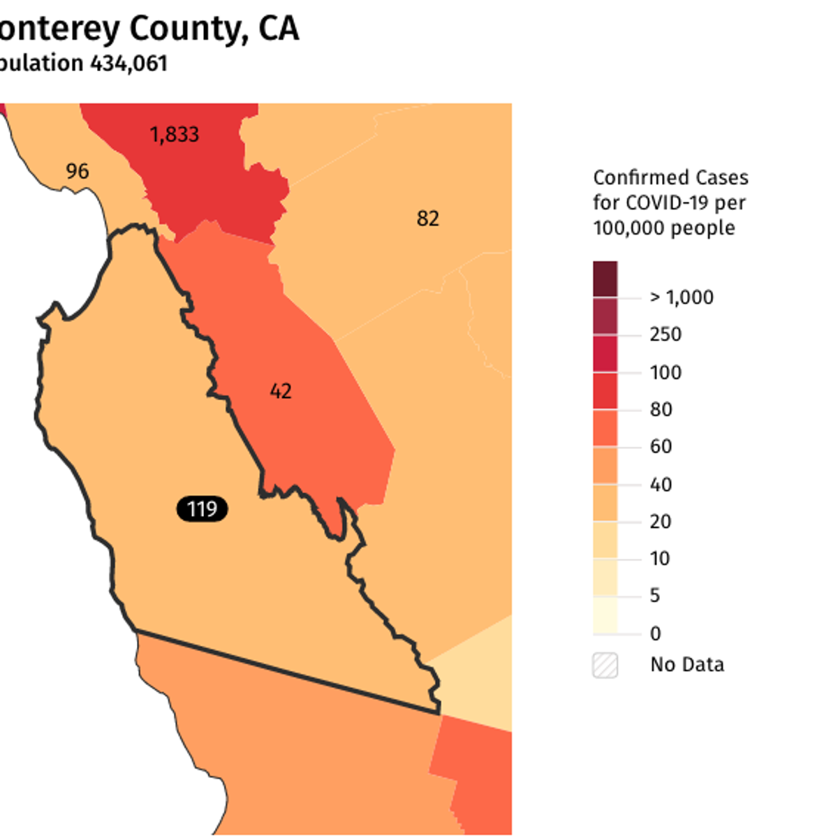 Introducing An Interactive Covid 19 Mapper For Monterey County And