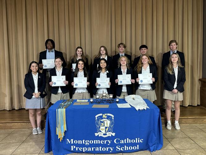 Montgomery Catholic Inducts New Members Into The National Honor Society ...