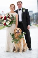 Rebecca Hails and Trey Holtsford exchange vows at St. Peter