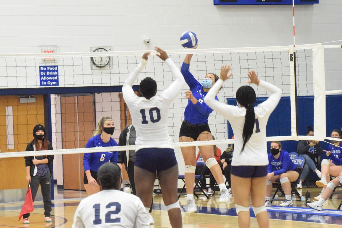 Split salvages some satisfaction in MHS volleyball finales