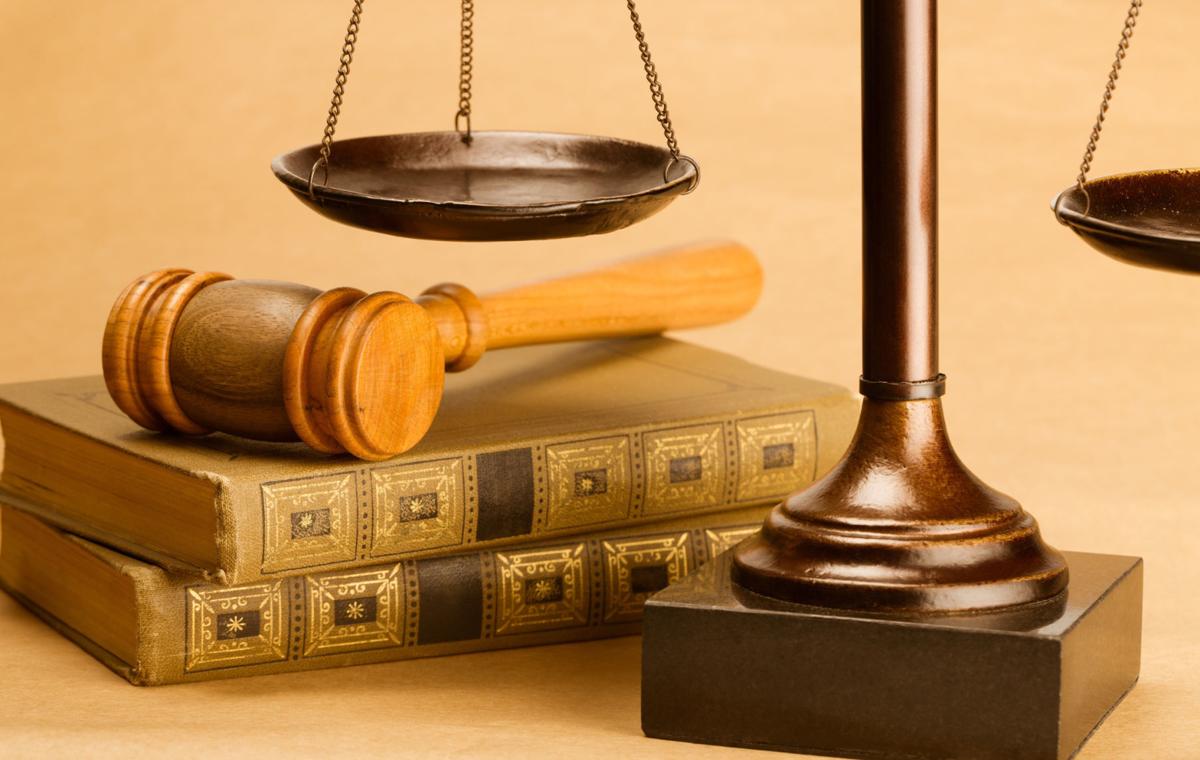 gavel and justice scales