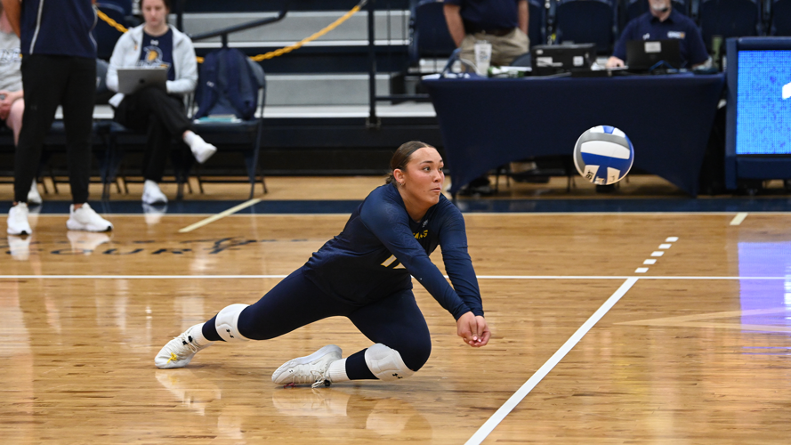 Sweet and Nussbaum Hit Career Milestones as Volleyball Falls to Clemson