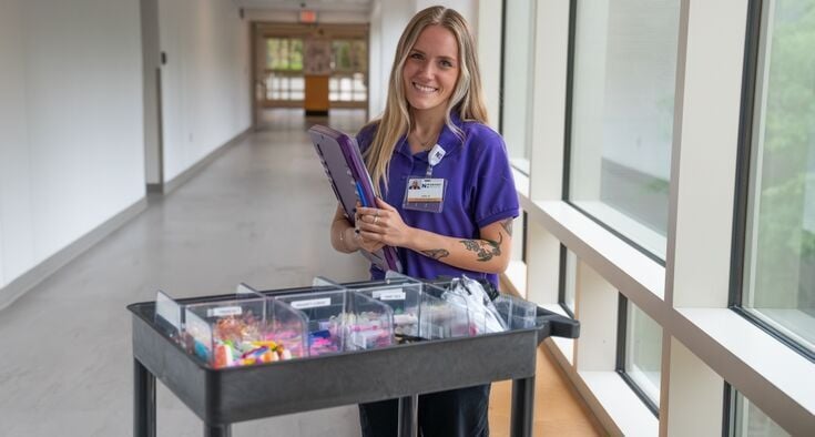 More than a cart: How volunteers wheel in comfort and connection to hospital patients