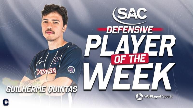 Quintas Named SAC Men’s Soccer Defensive Player of the Week