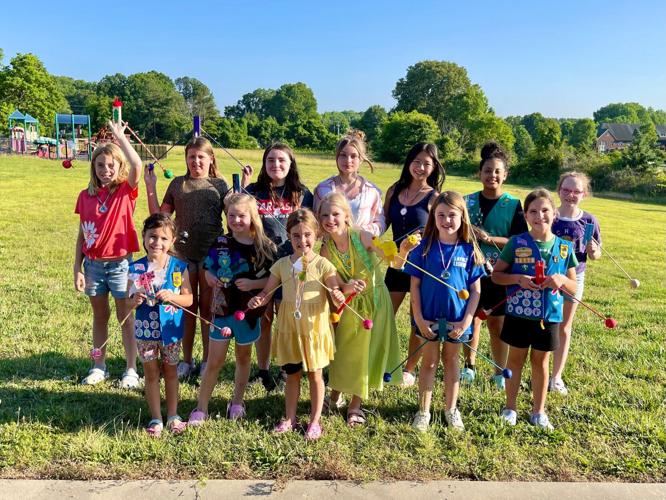 Iredell Girl Scouts compete in Rope Runner Derby