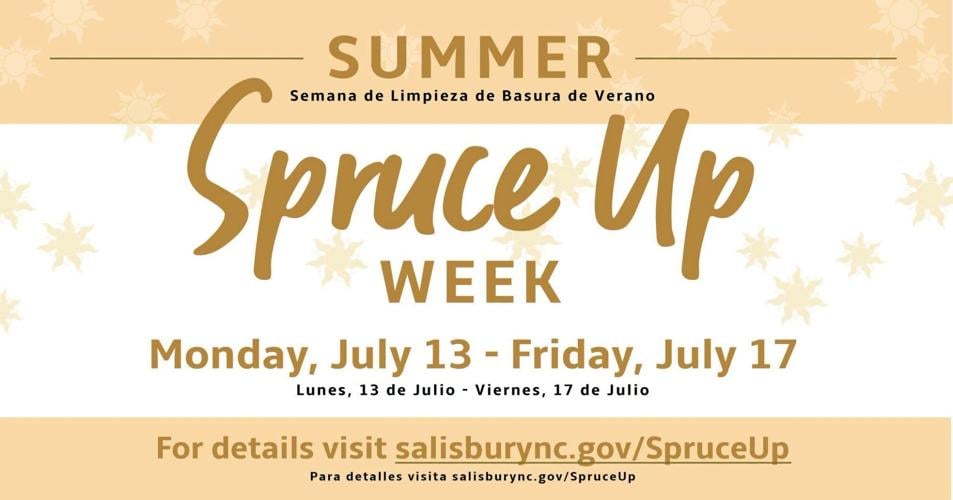 Summer Spruce Up Week, July 13 - 17