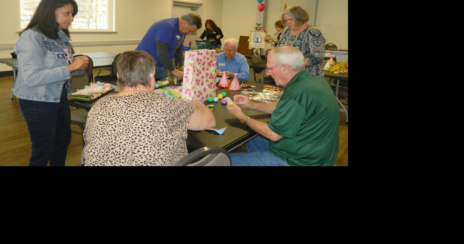 Local club and families donate eggs for Felicity Manor’s gift baskets