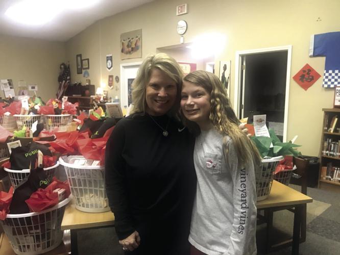 Lauren and Kristi Jones gift basket Brawley.jpg
