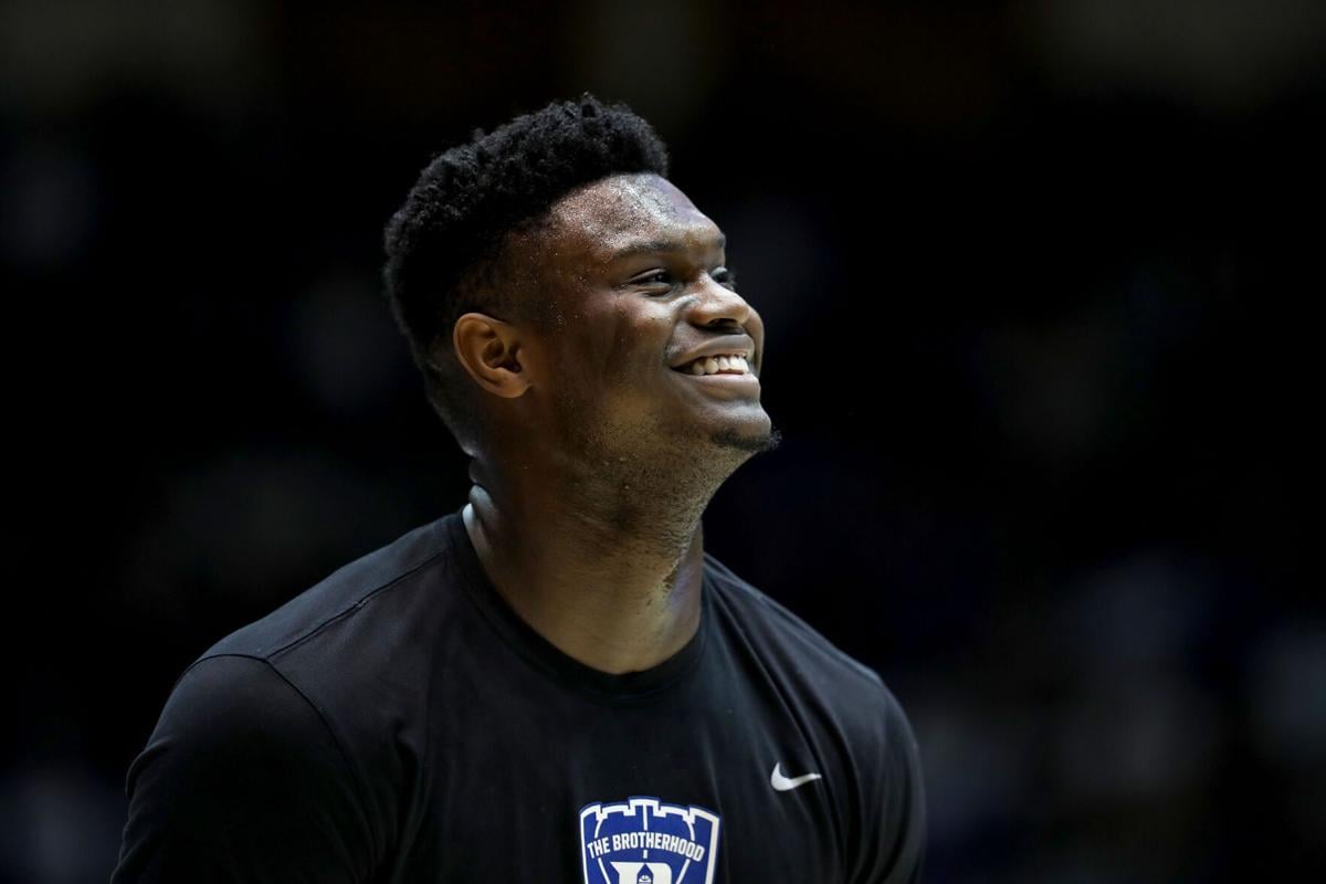 Duke's Zion Williamson before a game against Clemson at Cameron Indoor Stadium in Durham, N.C., on Jan. 5, 2019. A Miami judge has ruled Williamson must answer questions under oath regarding his eligibility to play basketball at Duke.