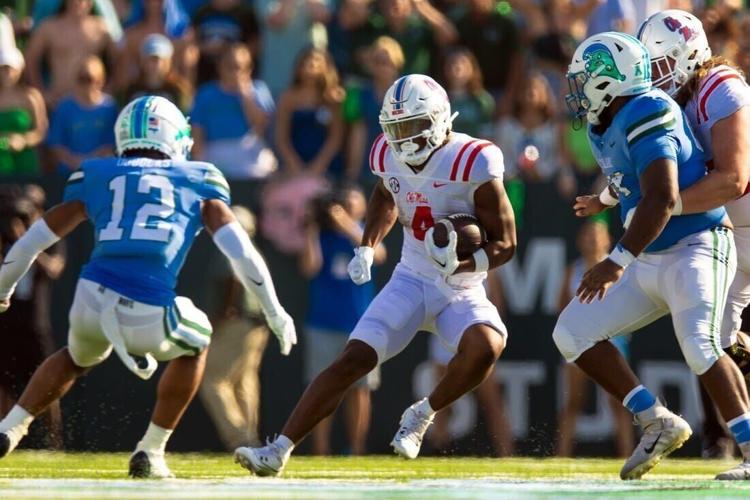 No. 22 Ole Miss at No. 24 Tulane free college football live stream