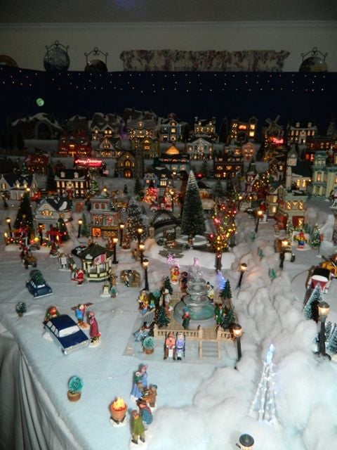 Couple's Christmas Village on display during holiday season | Featured ...