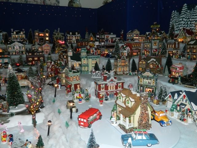 Couple's Christmas Village on display during holiday season | Featured ...