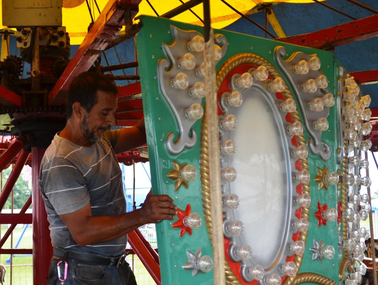 PHOTOS Setup continues for the Iredell County Fair