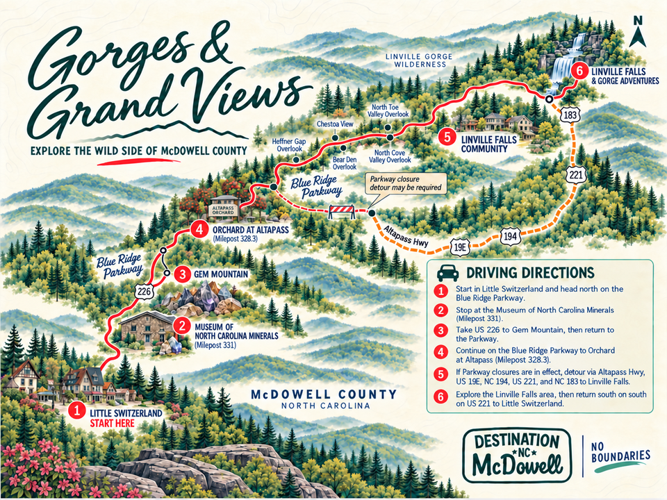 Gorges and Grand Views: Explore the Wild Side of McDowell County