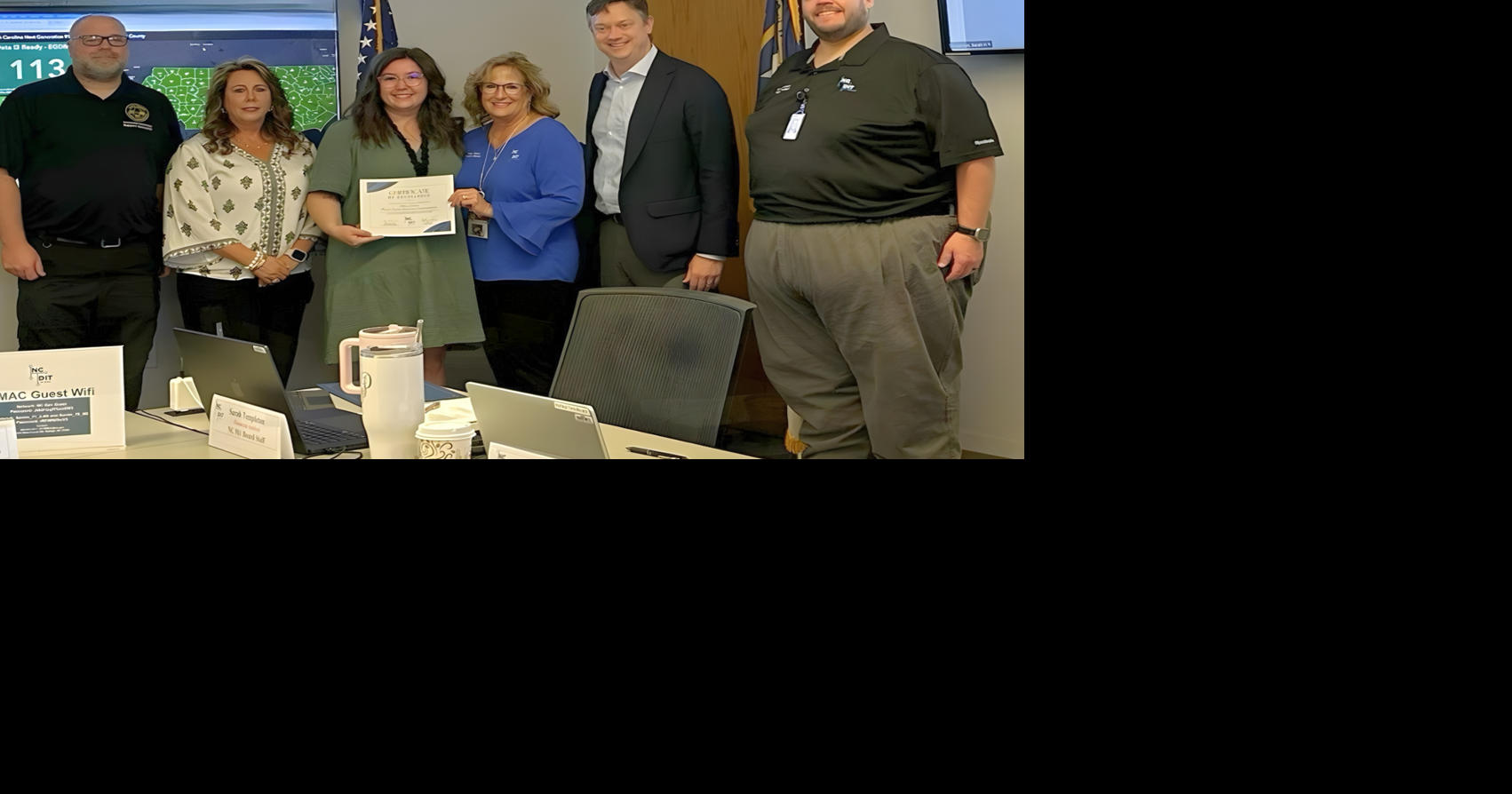 Iredell County telecommunicator recognized for exceptional compassion, life-saving support