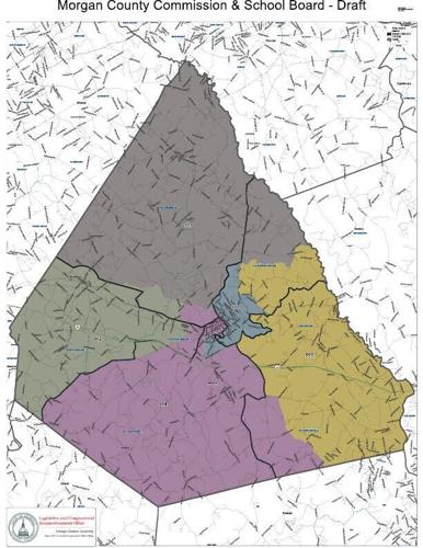 Morgan County Parcel Viewer Map Redistricting Map For Morgan Approved By Kemp, Minority-Majority District  Upheld | News | Morgancountycitizen.com