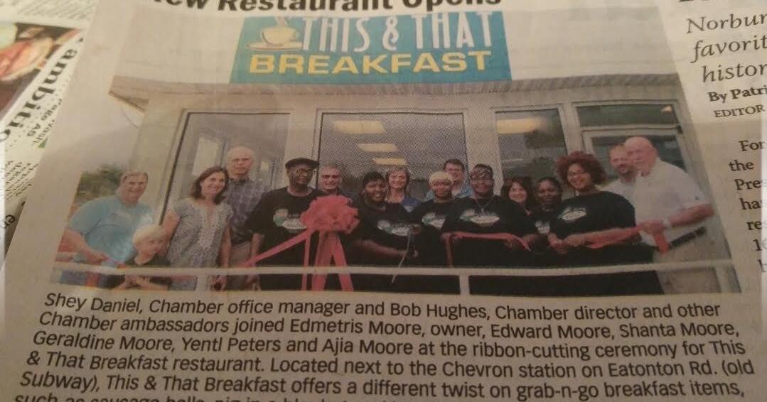 This & That Breakfast & Moore celebrates 10 years in business this Sunday