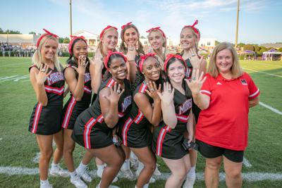 Cheerleading ring ceremony