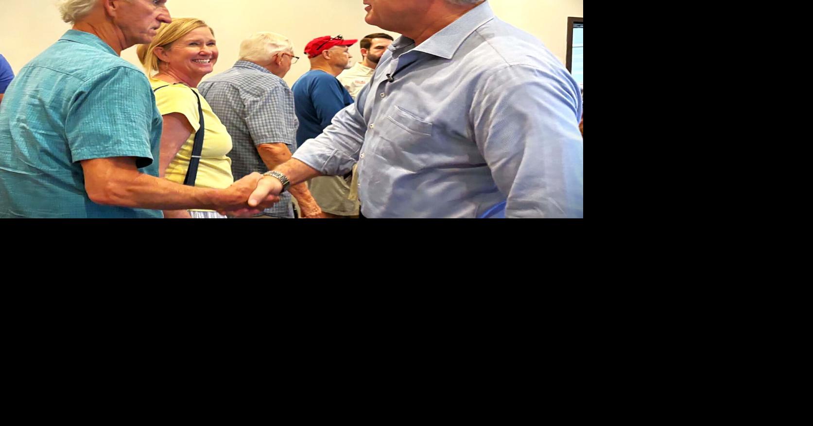 Mike Collins campaigns in Morgan County ahead of Midterms
