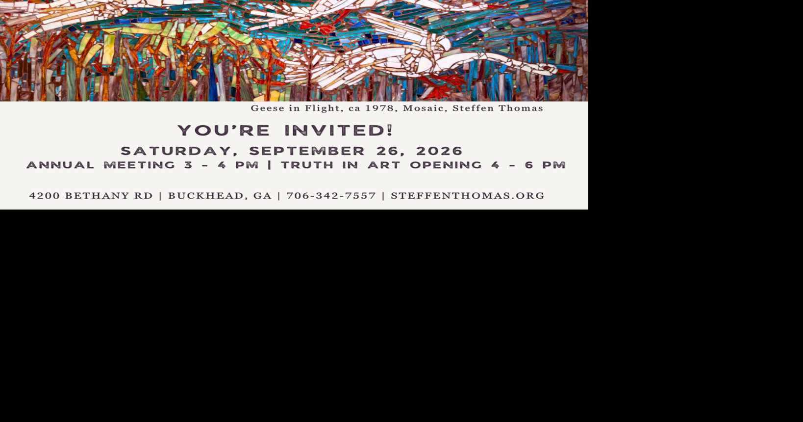 Steffen Thomas Museum of Art to Celebrate Community, Emerging Artists at Annual Meeting and Truth in Art Opening