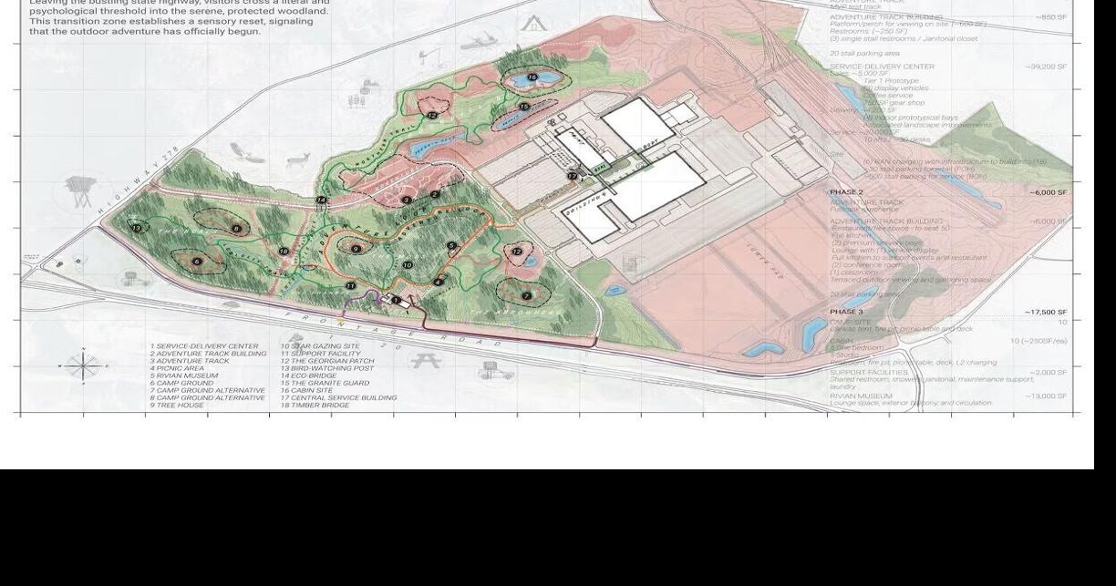 Rivian Reveals Updated Site Plan For Stanton Springs North