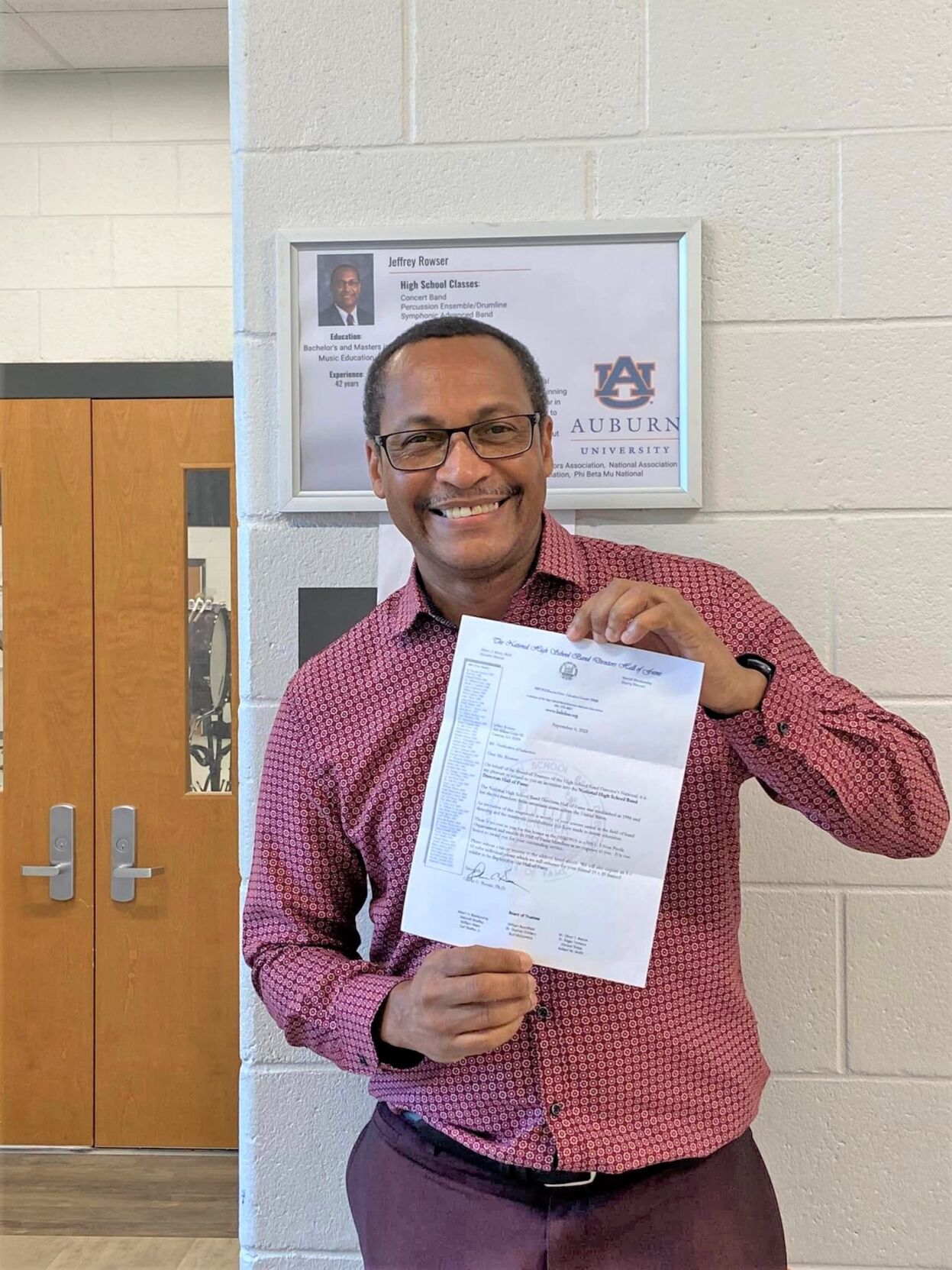 Jeffrey Rowser Rapper MCHS's Jeffrey Rowser to be inducted into the National Band Directors ...