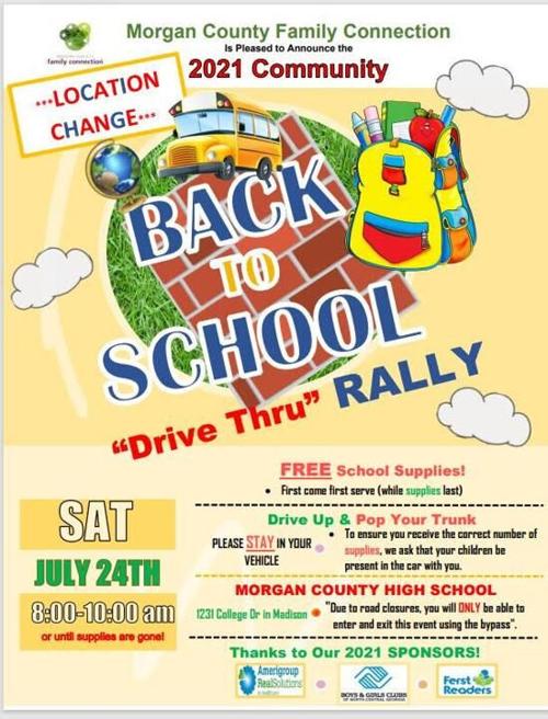 Free School Supplies To Be Given Out At Back To School Rally This Saturday At Morgan County High School News Morgancountycitizen Com Free School Supplies To Be Given Out At Back To School Rally This Saturday At Morgan County High School News Morgancountycitizen Com