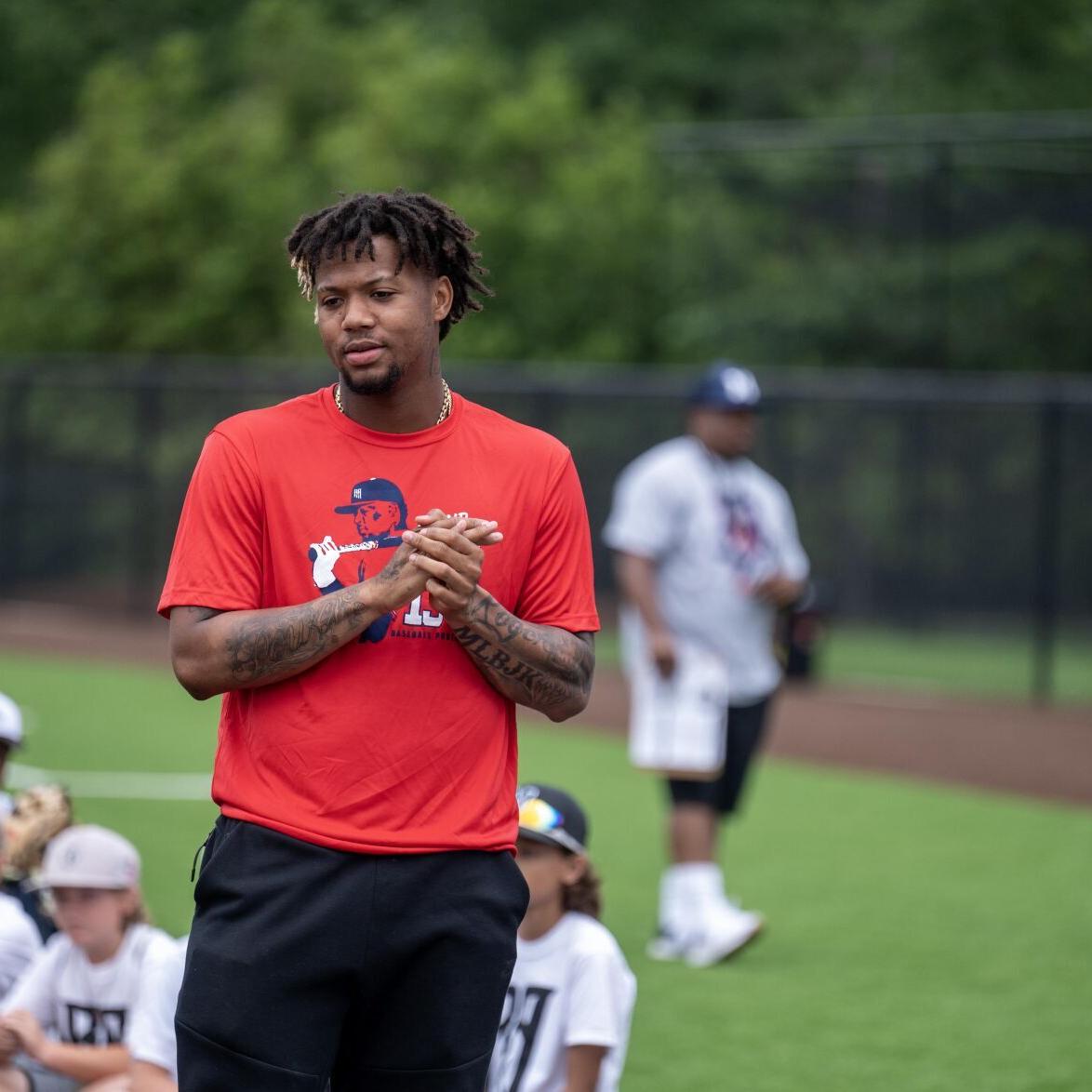 Ronald Acuña Jr. announces inaugural youth baseball camp. Get 10% off here!  - Battery Power