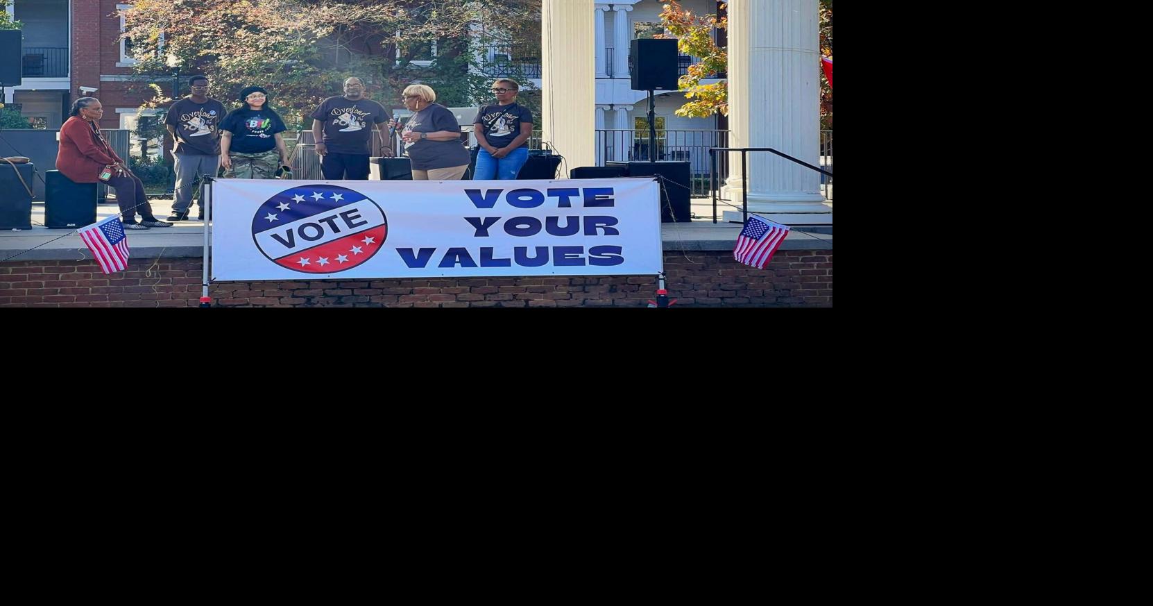 Voter Your Values Rally Hosted in Town Park Last Weekend | News ...