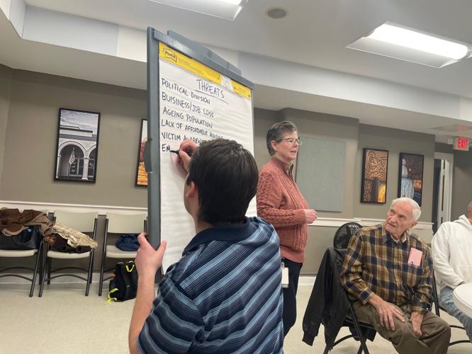 Residents of Valdese give input on town they call home