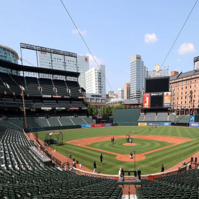 BALTIMORE, MD - May 30: A general view of Oriole Park at Camden