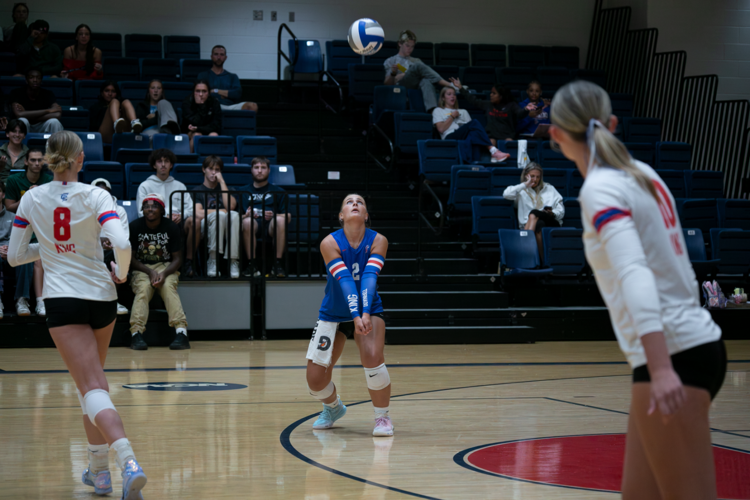 Tornado Battle Hard in Four-Set Volleyball Showdown with Southern Wesleyan