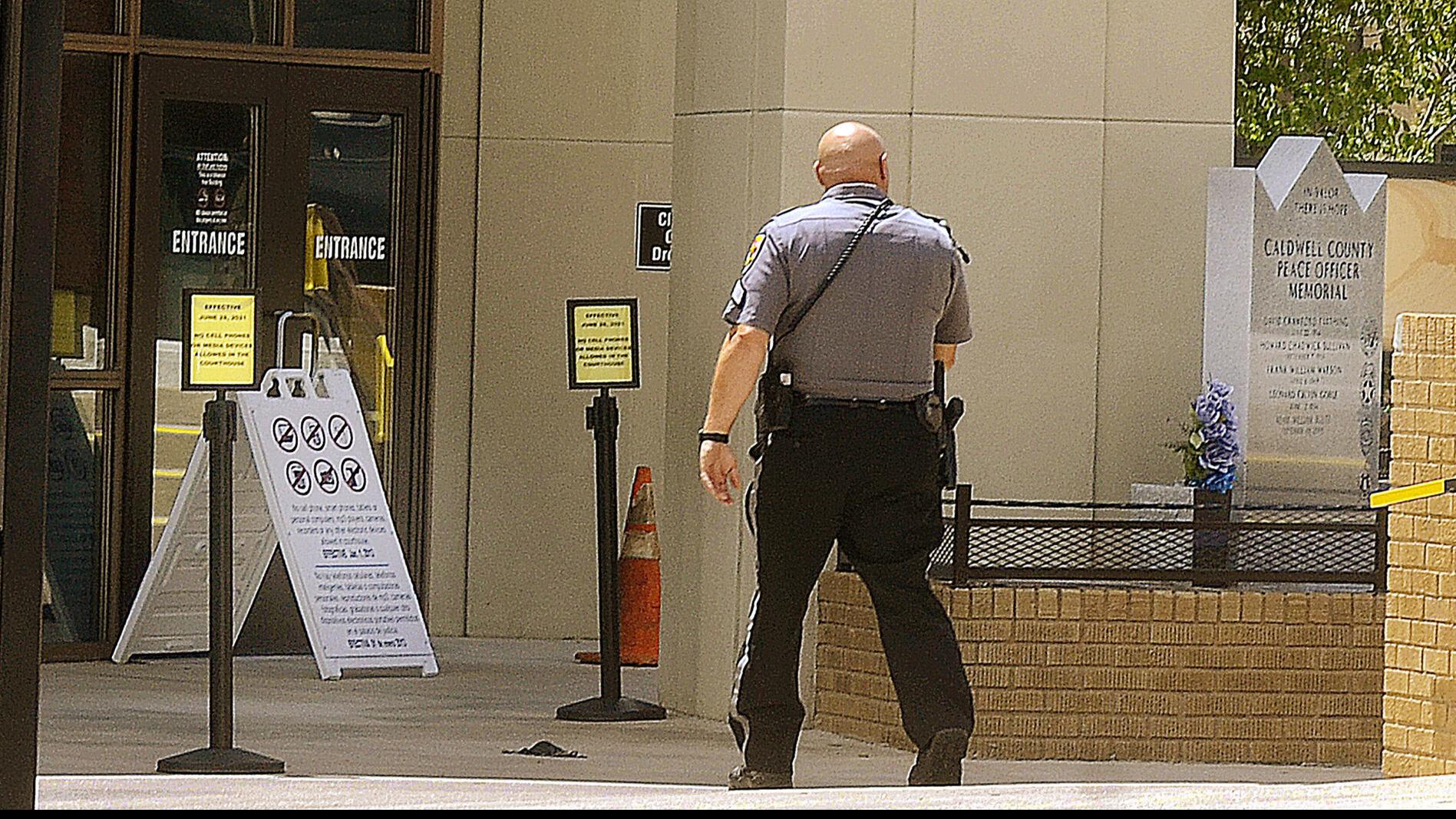 Taylorsville man charged in shooting outside Caldwell County Courthouse;  victim suffers life-threatening injuries