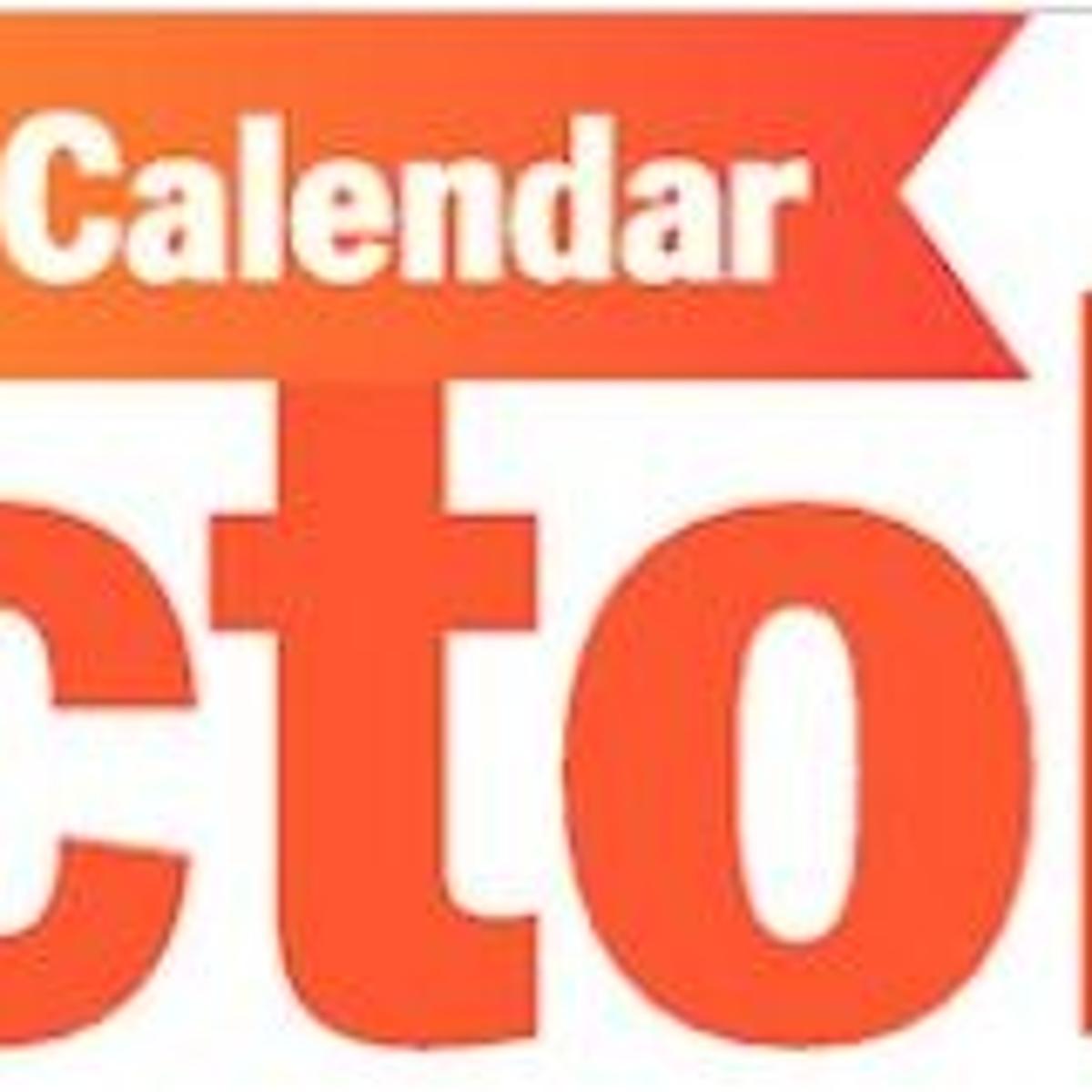 Community Calendar For Oct 3