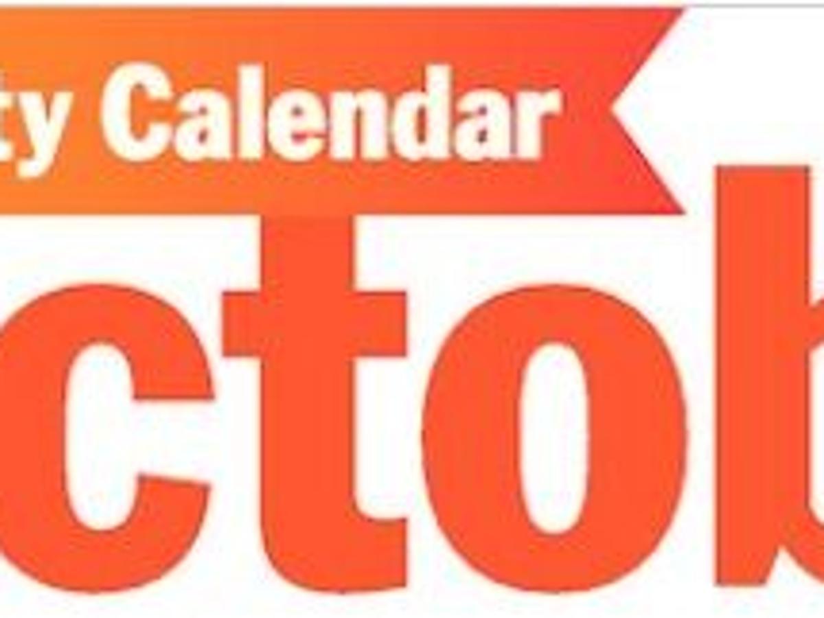 Community Calendar For Oct 5