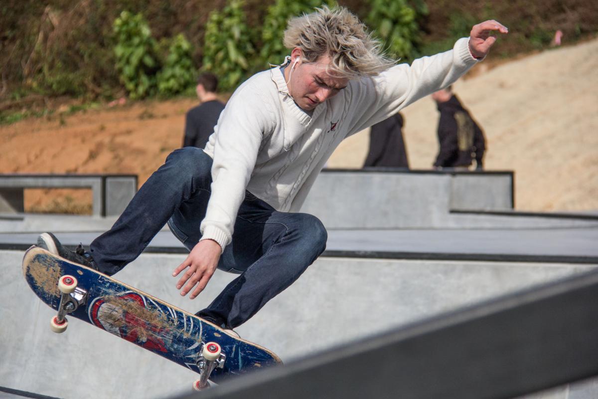 Skaters Get First Taste Of Morganton Skate Park Local News