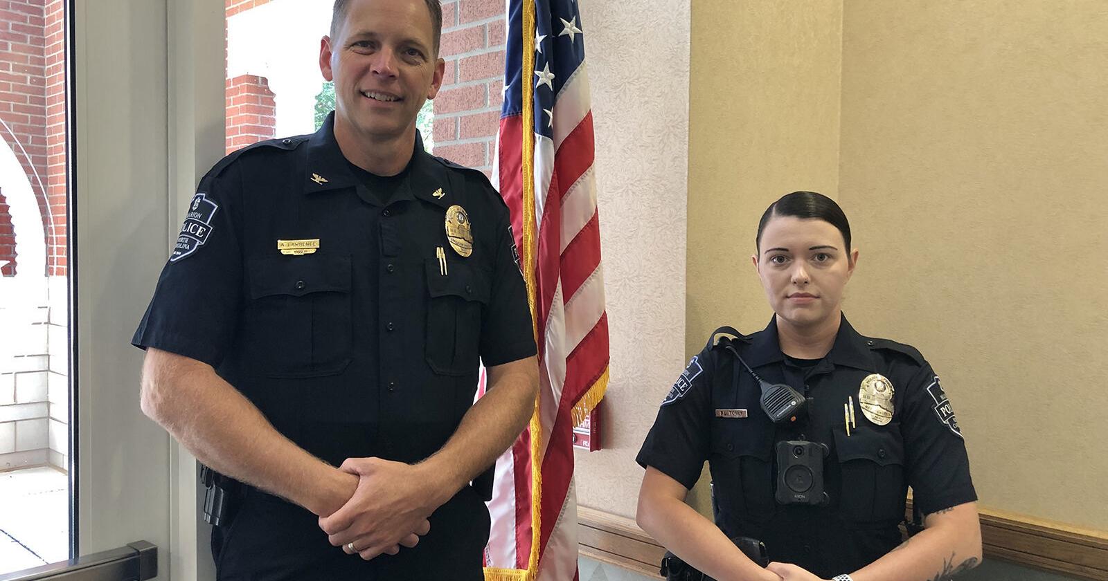 Marion police officer back in full uniform after serious wreck last year - Vimarsana News