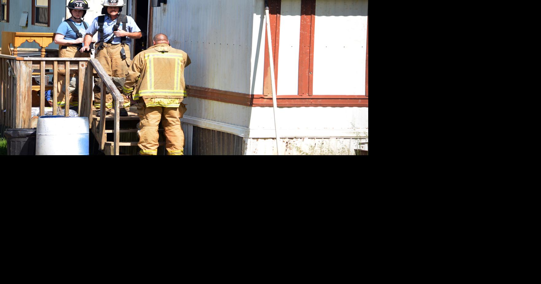 Mobile home fire contained to one room, firefighter says